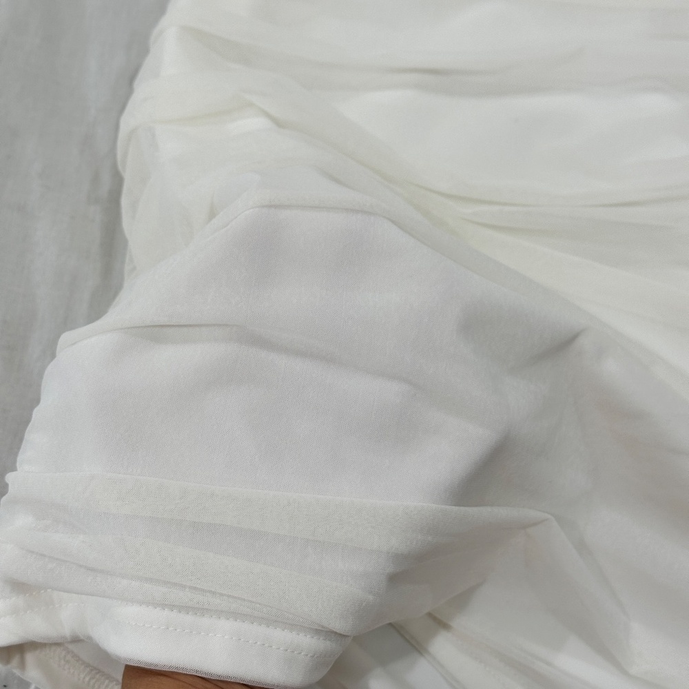 WINDSOR MESH RUFFLES DRESS - Picture 8 of 10